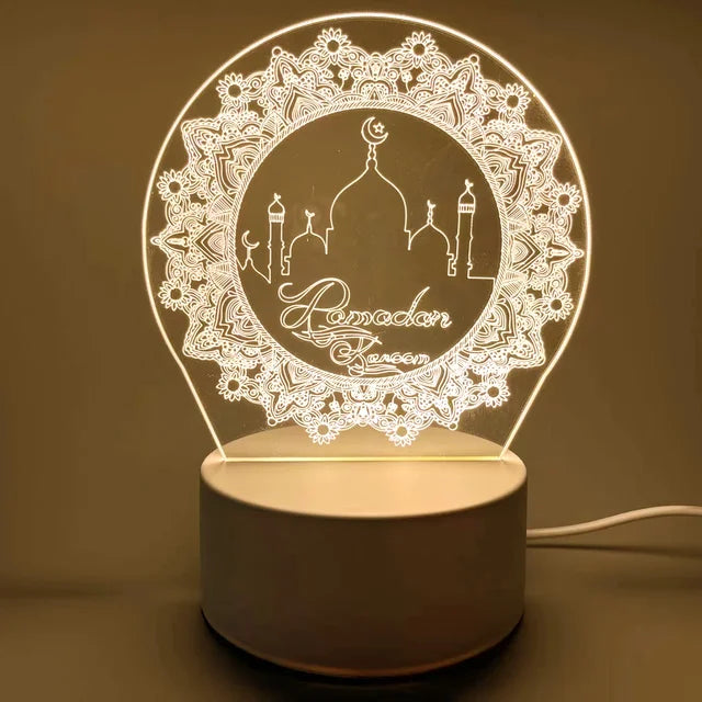 Muslim Festival Eid Mubarak Decorative Lamp