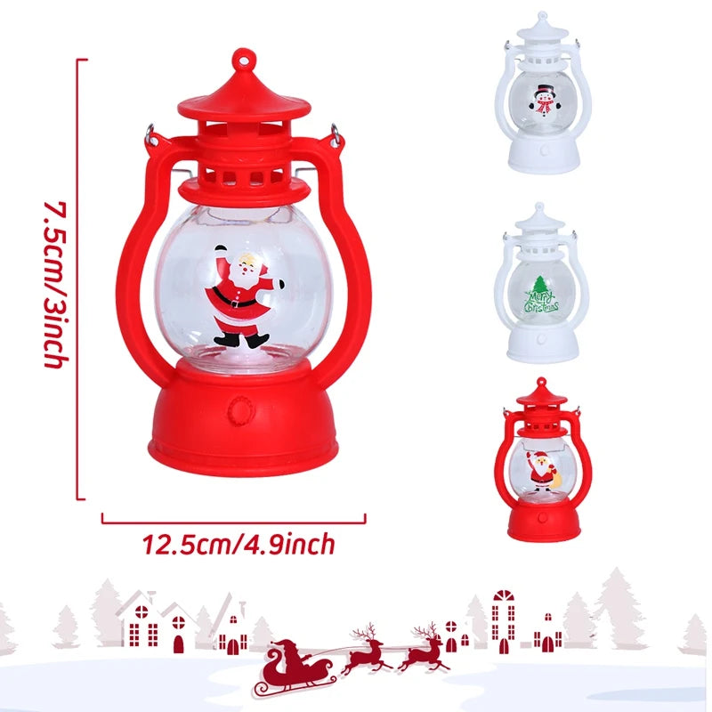 Santa Claus Snowman Light Merry Christmas Decoration for Home 2024 Christmas Ornaments Tree Navidad Noel Xmas Gift New Year 2025