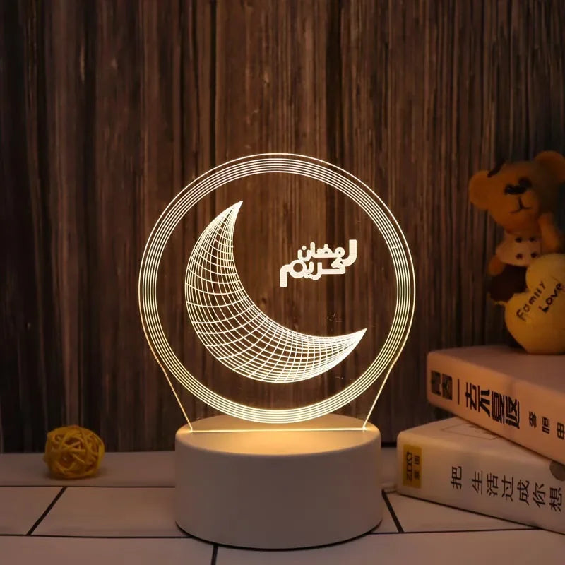 Muslim Festival Eid Mubarak Decorative Lamp